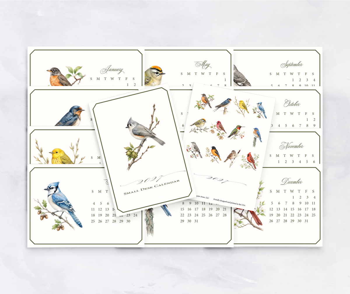 2027 Desk Calendar Refill (No Stand)