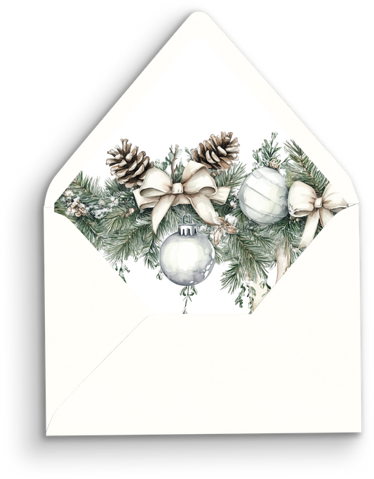 Botanical Holiday Envelope Liner