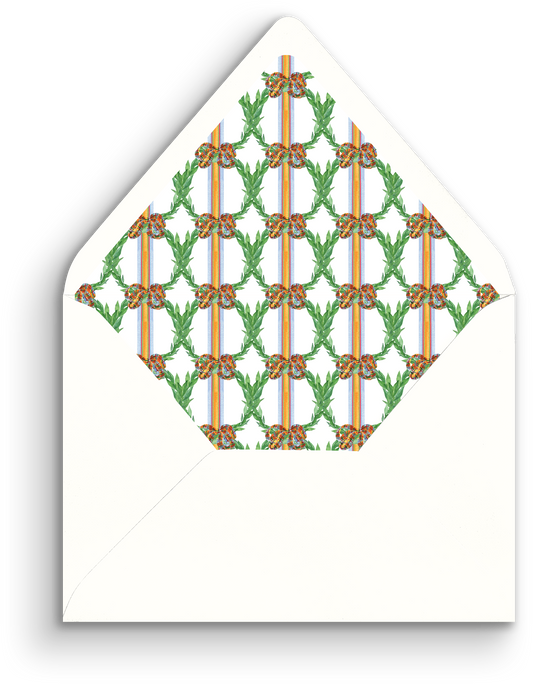 Citrus Comfort Holiday Envelope Liner
