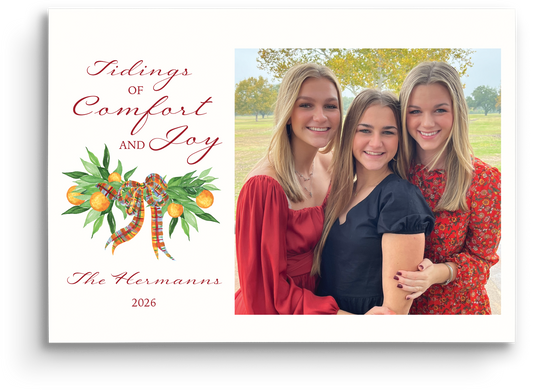 Citrus Comfort Holiday Card - Landscape