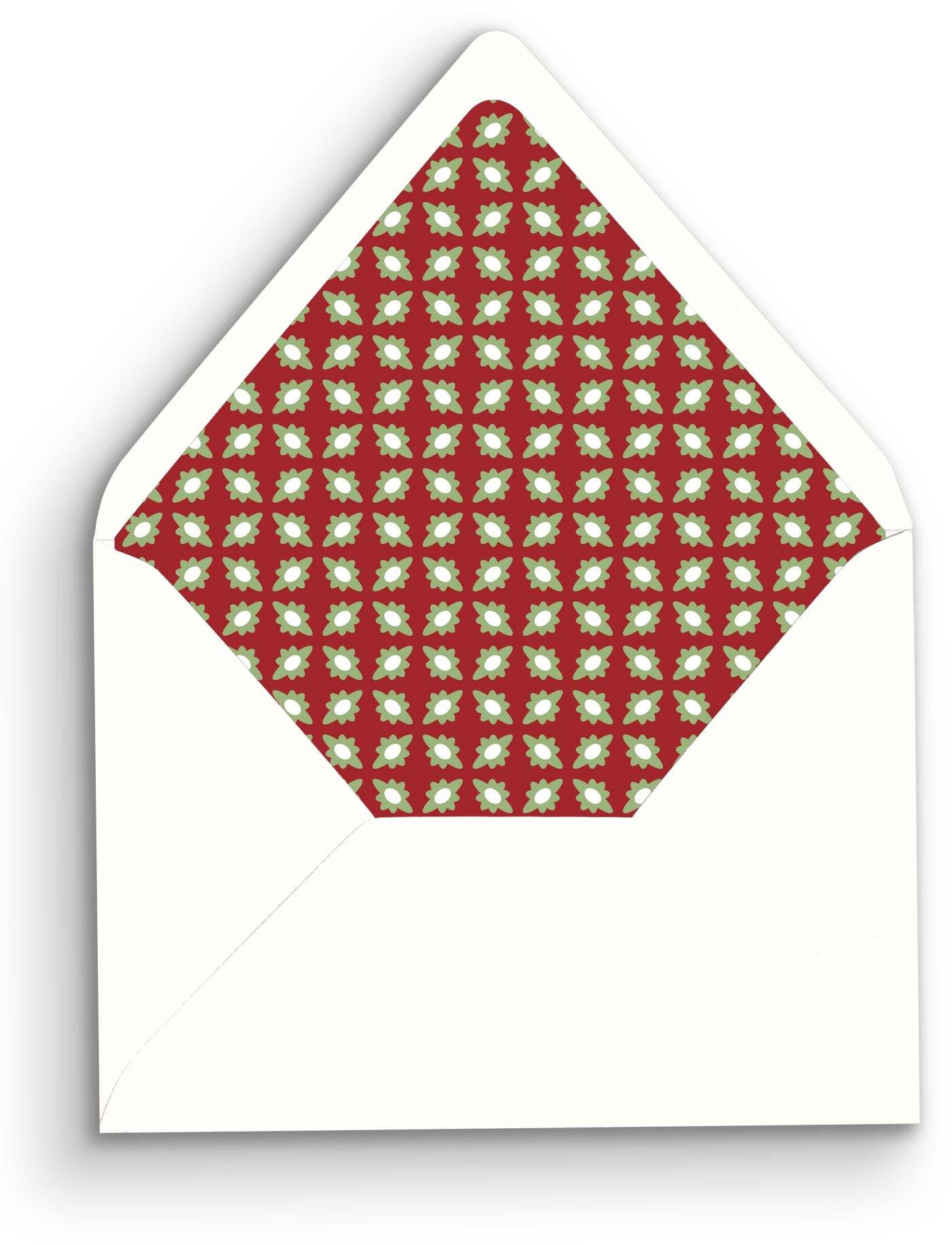 Festive Flourish Holiday Envelope Liner