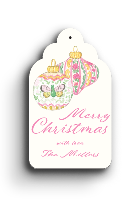 Grandmillennial Holiday Gift Tag 2