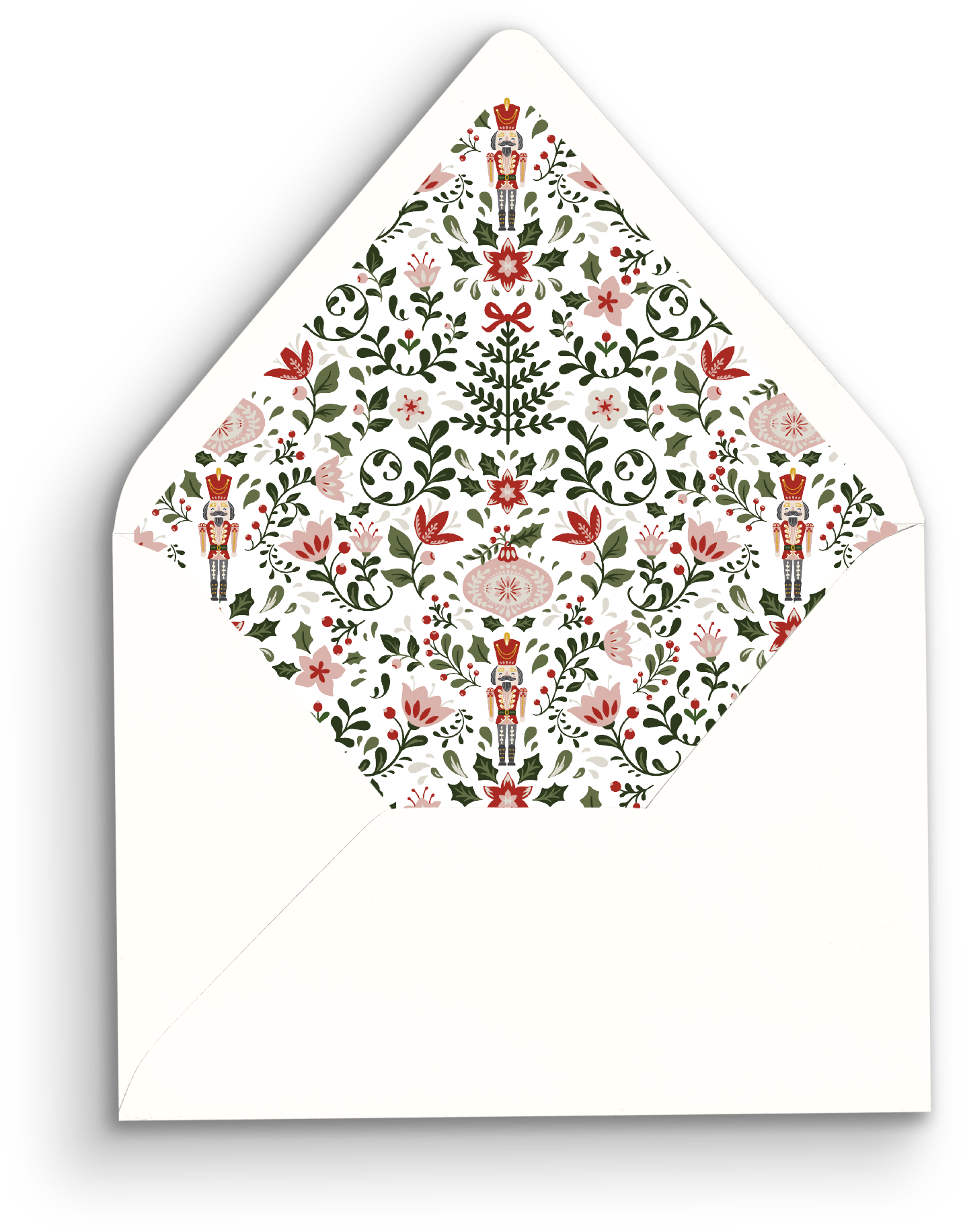 Holiday Floral Envelope Liner