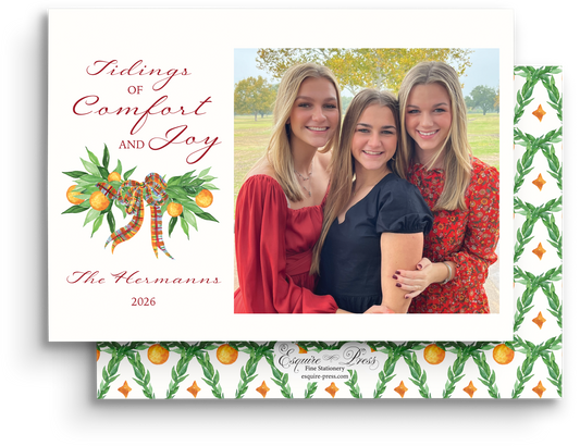 Citrus Comfort Holiday Card - Landscape