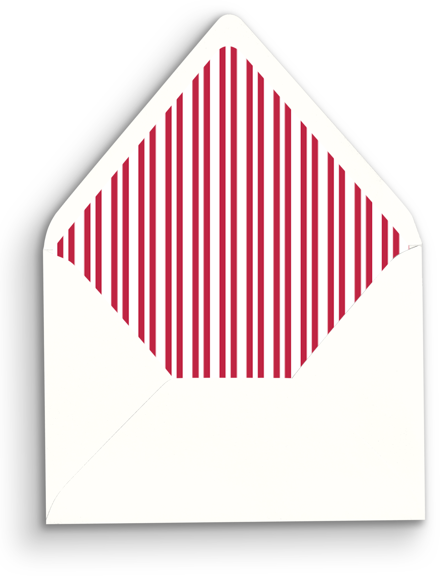 Scallops and Stripes Holiday Envelope Liner