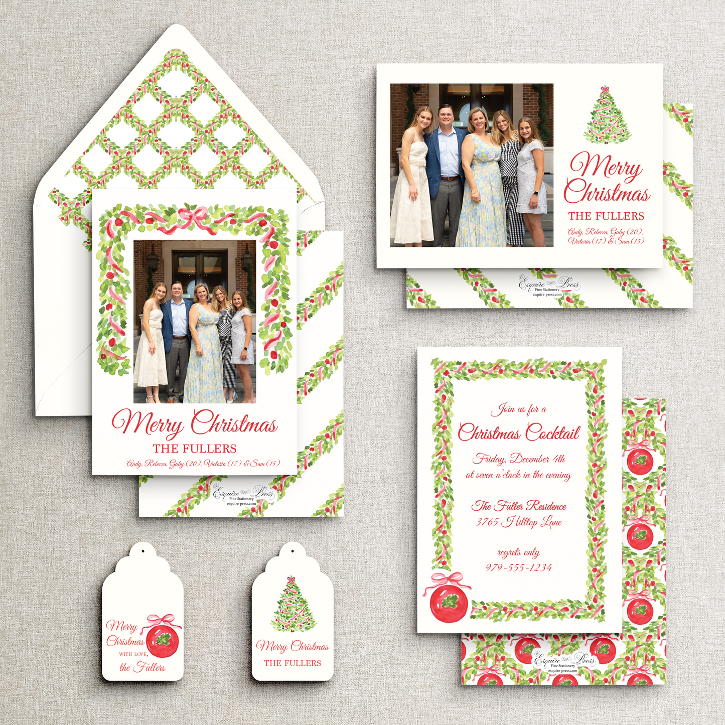 Timeless Tidings Holiday Invitation