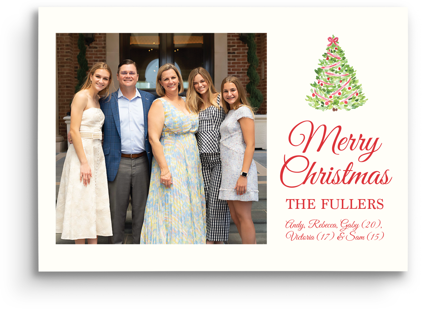 Timeless Tidings Holiday Card - Landscape