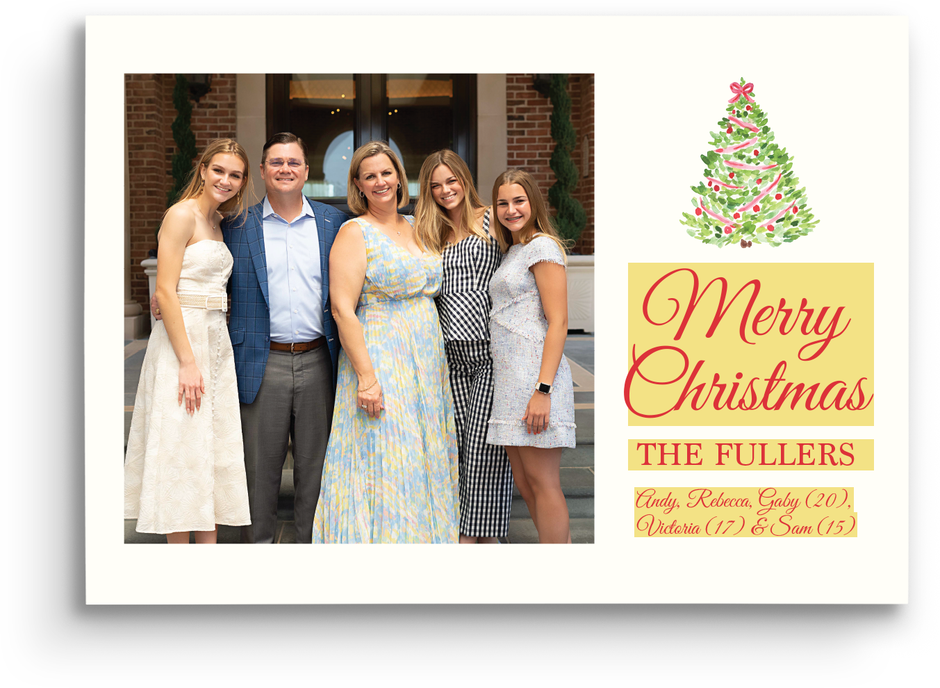 Timeless Tidings Holiday Card - Landscape
