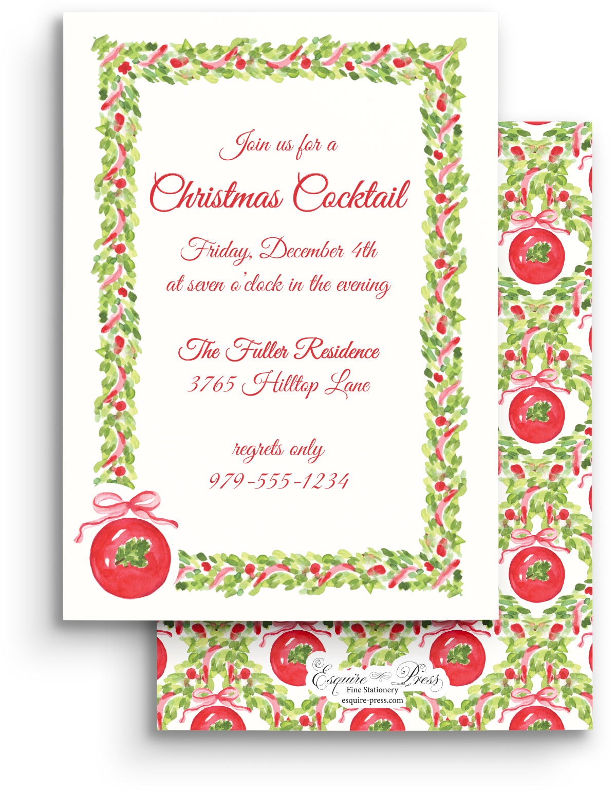 Timeless Tidings Holiday Invitation