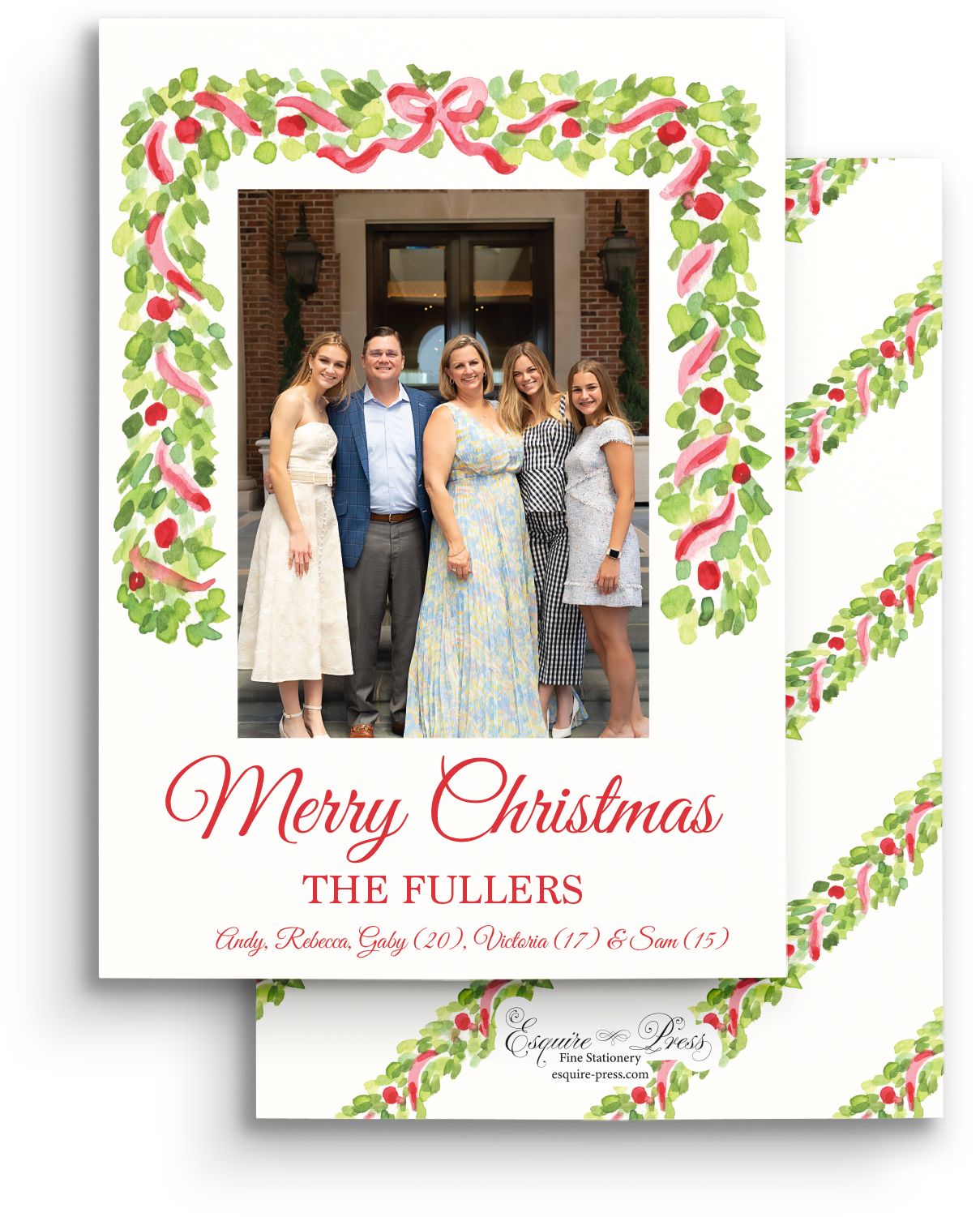 Timeless Tidings Holiday Card - Portrait