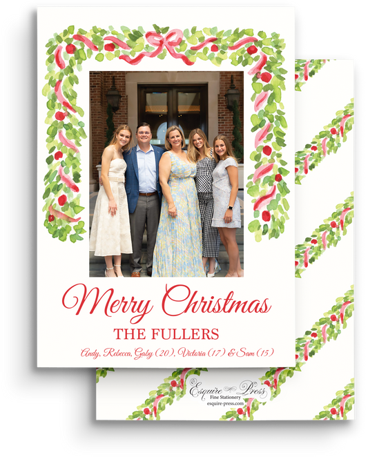 Timeless Tidings Holiday Card - Portrait