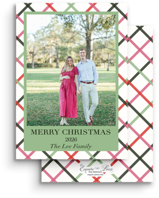 Winter Sage Holiday Card - Portrait