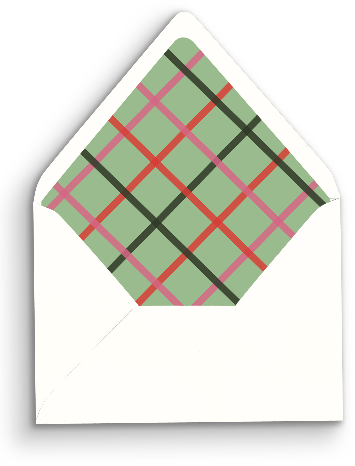 Winter Sage Holiday Envelope Liner
